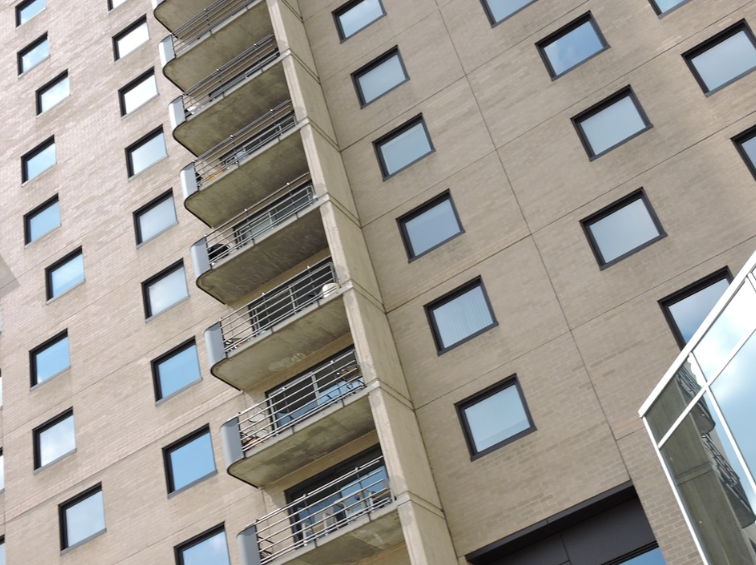 a condo building